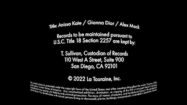 The beautiful sexual goddesses, Gianna Dior and Anissa Kate, give you a Real Experience you won't ever forget