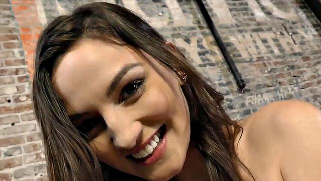 Tugging POV amateur pleases cock with oiled hands