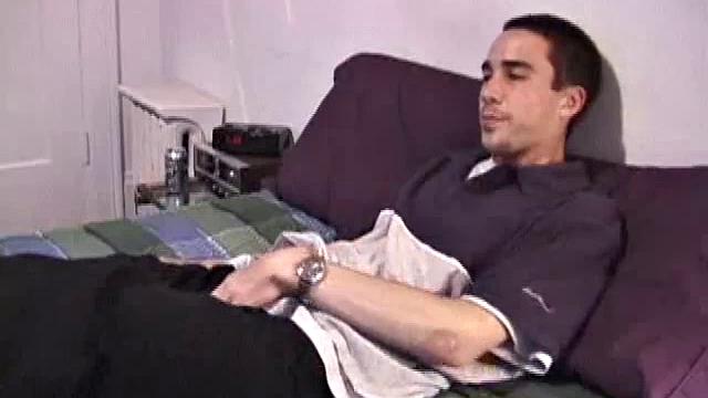 Mario Strokes Stiff Cock