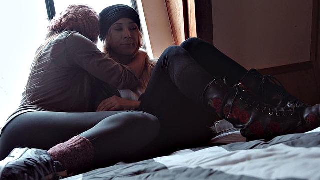 Hairy 19yo perverted seduced by licking nympho Lesbo