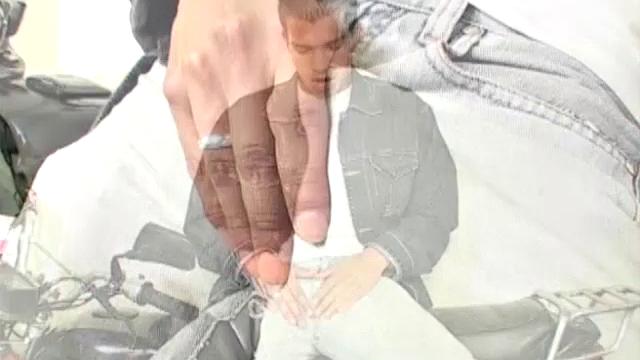 Santiago is a sexy Latin with a motorcycle. He invites us out for a ride, before parking inside and using his bike as a platform to jerk off on.