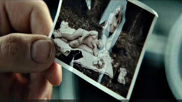 Blonde celebrity Riley Keough gets naughty in public with a topless bra-clad scene