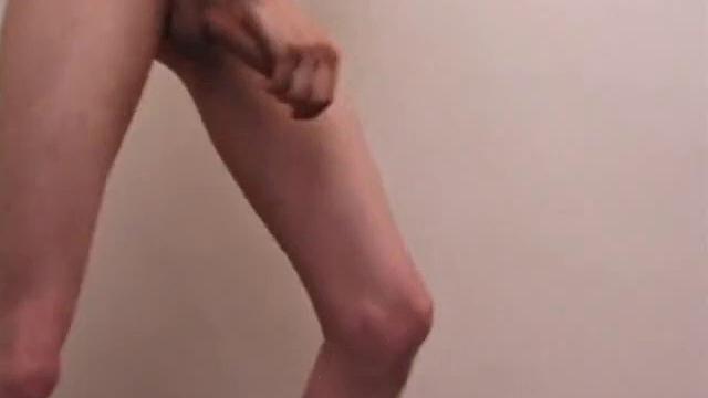 Aaron Michaels Chilling in Bedroom with Porn Video, Stroking Hard Cock, Fingers Butthole, Shoots Loads of Cum