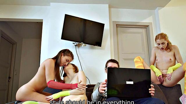 VIP4K. Naughty girlfriends don't need a man to have fun