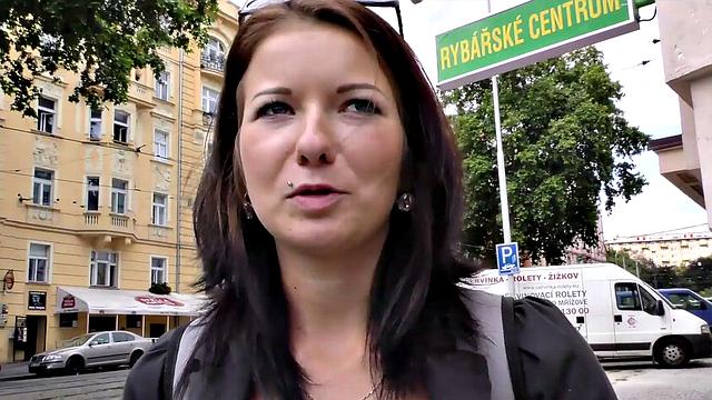 HUNT4K. Seductive miss is ready to give herself to stranger for cash