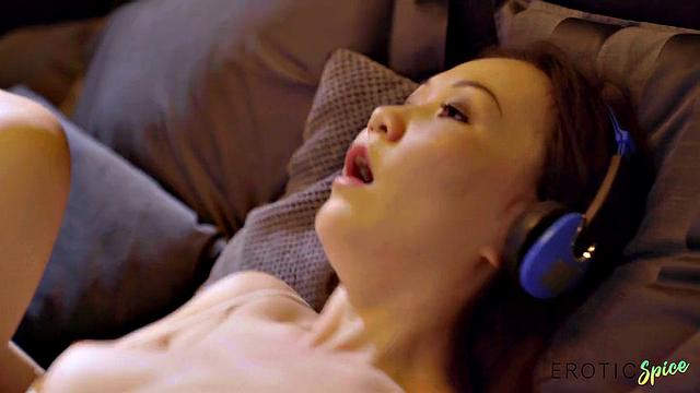 Asian Babe Fulfills her Fantasy