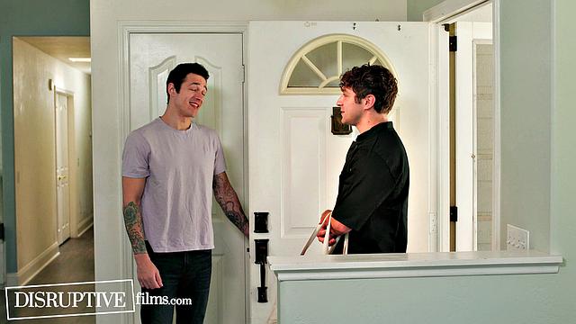 College Jock's Cooking Lesson Turns Into Passionate First Gay Encounter - DisruptiveFilms