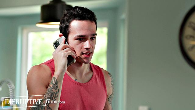 College Jock's Cooking Lesson Turns Into Passionate First Gay Encounter - DisruptiveFilms