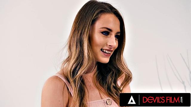 DEVILS FILM - Cute Teen Kyler Quinn Tries Anal Sex For First Time With Stepdad