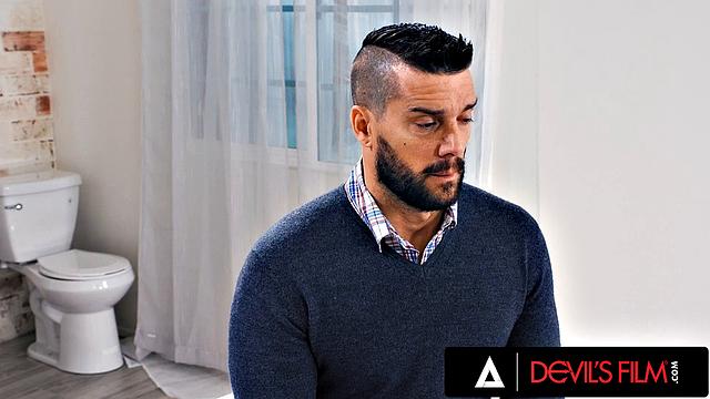 DEVILS FILM - Cute Teen Kyler Quinn Tries Anal Sex For First Time With Stepdad