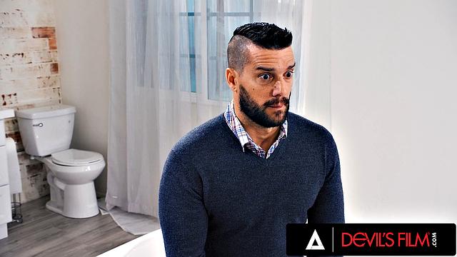 DEVILS FILM - Cute Teen Kyler Quinn Tries Anal Sex For First Time With Stepdad