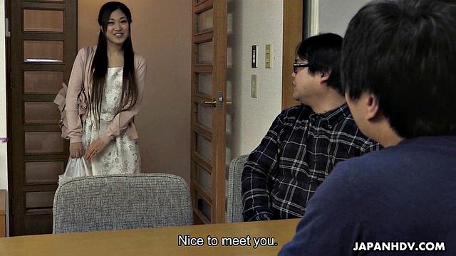 Maki Horiguchi Takes A Rock Hard Dick Into Bush