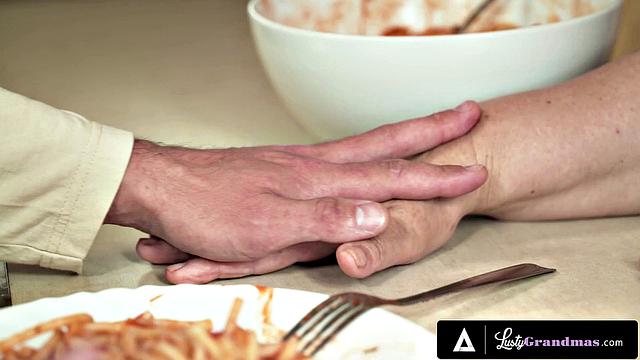 LUSTY GRANDMAS - Astrid Sucks Big Cock Then Gets Pounded Doggystyle