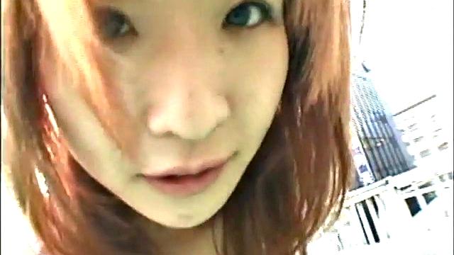 Hot Asian teen touching herself solo