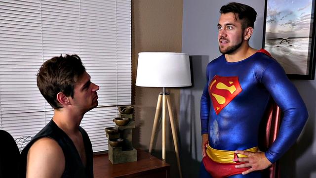 Mesmerized jock released from cage and barebacked