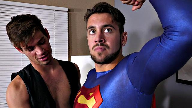 Mesmerized jock released from cage and barebacked