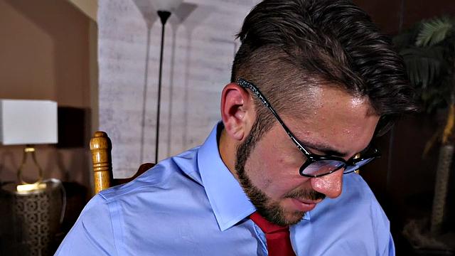 Mesmerized jock released from cage and barebacked