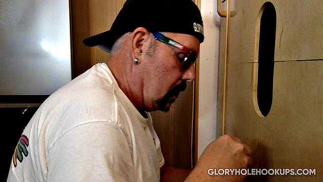 Hung Ebony Glory Hole Suck and Fuck