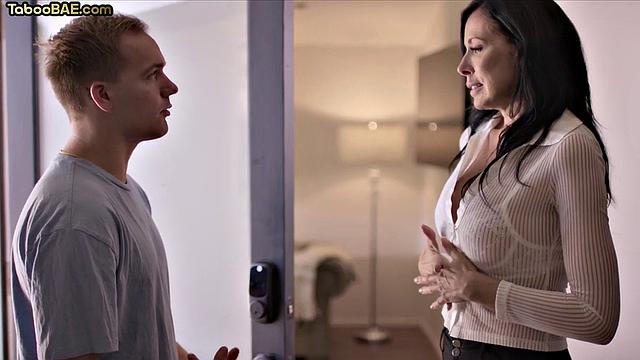 Big-titted gorgeous MILF drilled by stud