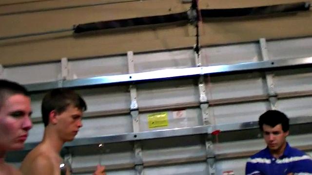 Hazed guy fucked in front of voyeurs for fraternity ticket