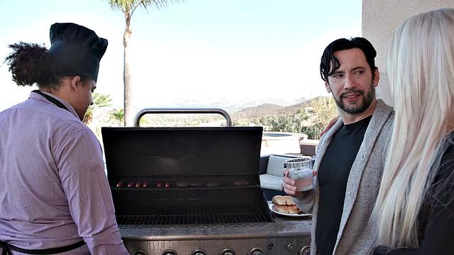 Husband Cucked by Hot Blonde MILF Brook Page with Tommy Pistol Her Doggystyle