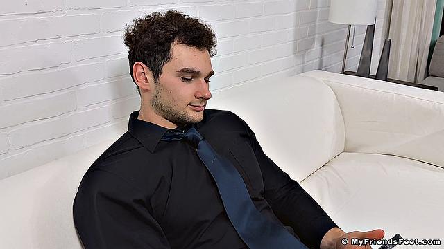 Spy on Zak's Huge Size 14 Feet and Socks - Zak