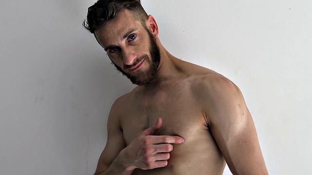 sweaty handyman can't resist landlord's offer and takes cock for cash