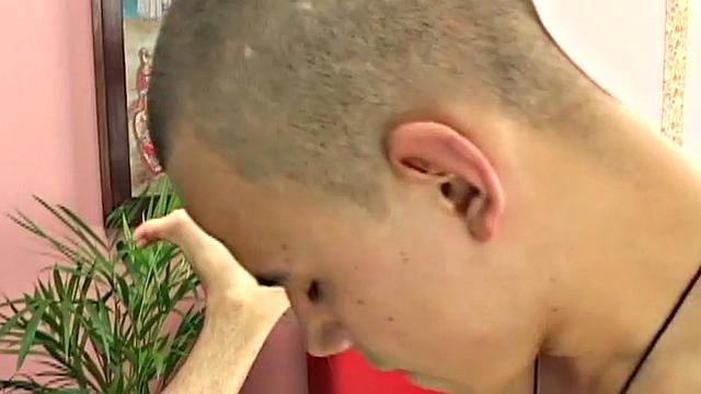 Skinny Spanish twink assdrilled till cumshot at home