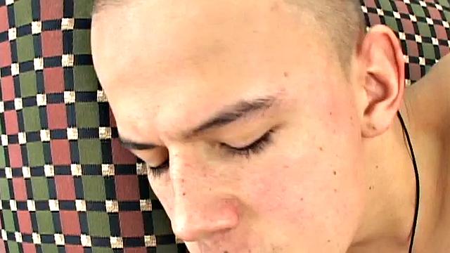 Skinny Spanish twink assdrilled till cumshot at home