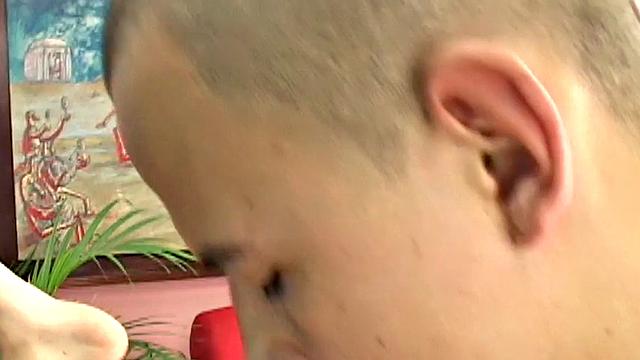 Skinny Spanish twink assdrilled till cumshot at home