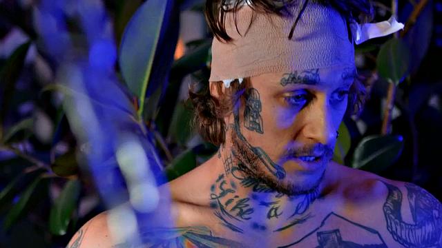 Gay doctor lets inked patient fuck until he cums