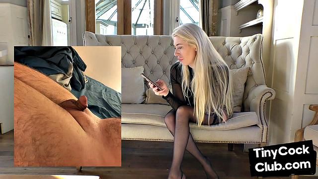 SPH amateur rates small dicks in solo dirty talking video