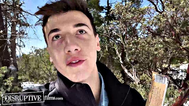 Bound Twink Becomes Man On Hiking Training Camp - Adam Ramzi, Troye Jacobs - DisruptiveFilms