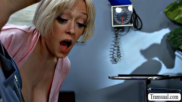 Caught horny nurses fucking in my room