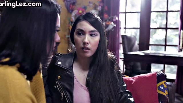 Dirty lez ladies fingering pussies in 69 position