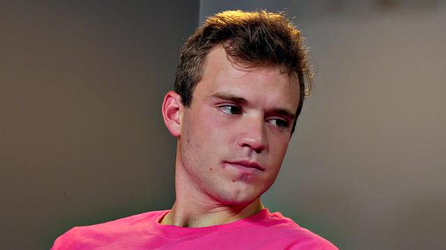 Tattooed stud fucks his handsome bottom BF in bed