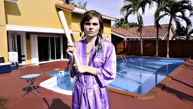 Kinky Homeowner Rides Big Dick