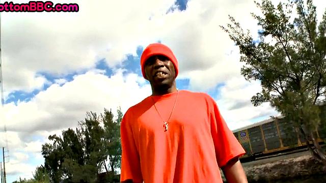 Black thug pickedup and banged in public by top