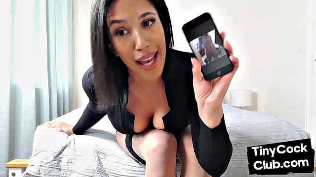 SPH domina laughs on worthless cocks in her solo video