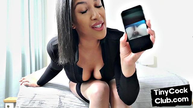 SPH domina laughs on worthless cocks in her solo video