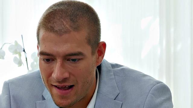 Big-booty redhead secretary passionately riding her boss