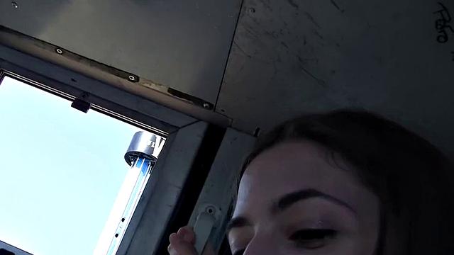 Big cumshot on booty for amateur girlfriend