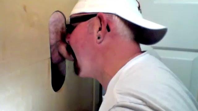 Gloryhole Blowjob From Two Willing Guys