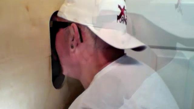 Gloryhole Blowjob From Two Willing Guys