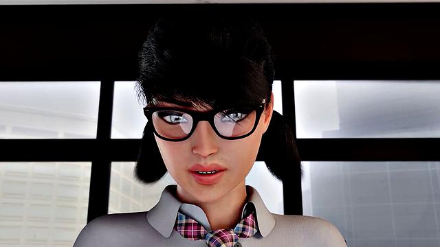 Futa3DX - Corporate Babe Fills Employee's Dirty Mouth With Her Huge Cock