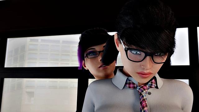 Futa3DX - Corporate Babe Fills Employee's Dirty Mouth With Her Huge Cock