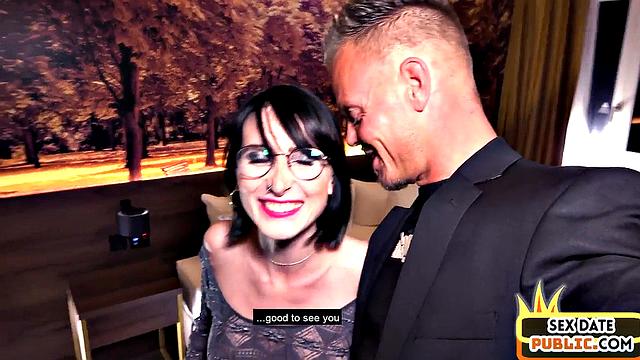 German lady got picked up and fucked in POV