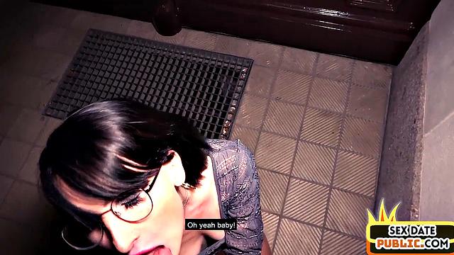 German lady got picked up and fucked in POV