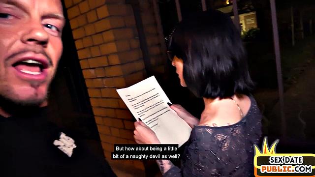 German lady got picked up and fucked in POV