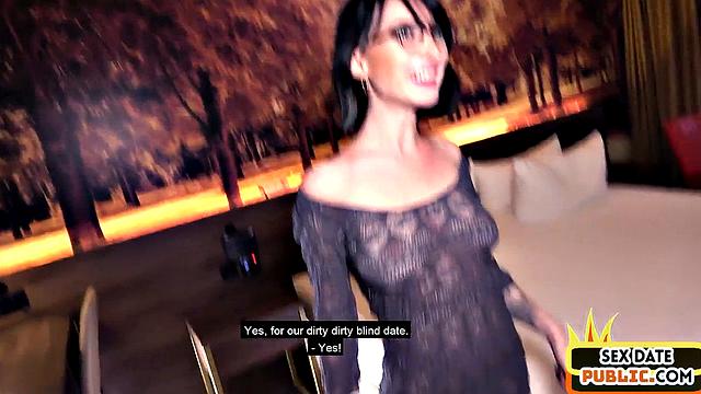 German lady got picked up and fucked in POV